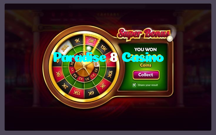 Paradise 8 Casino casino presented on mobile device in Pakistan with slots and live games